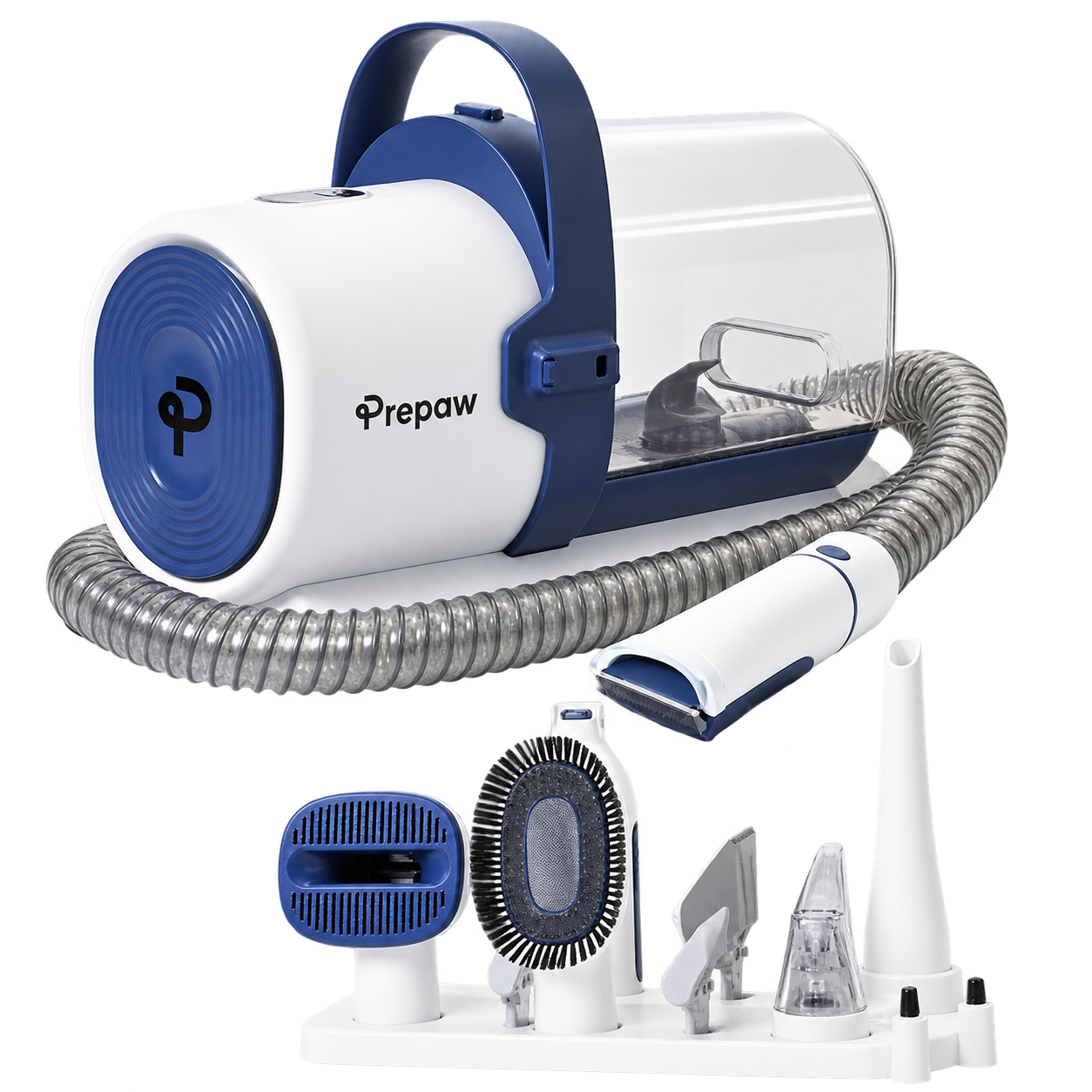 Prepaw pet vacuum and grooming attachments