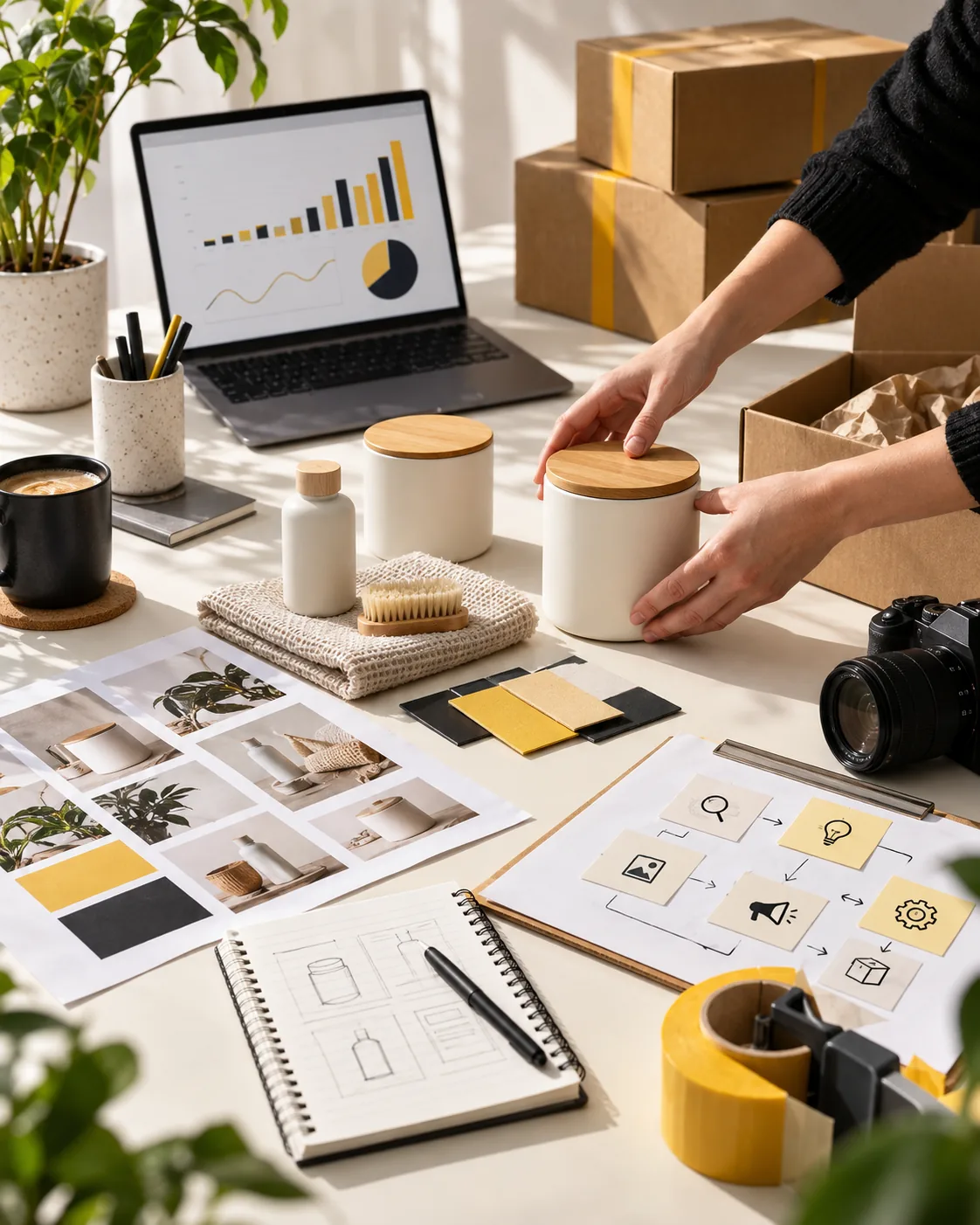 Product content, creative planning, and ecommerce photography