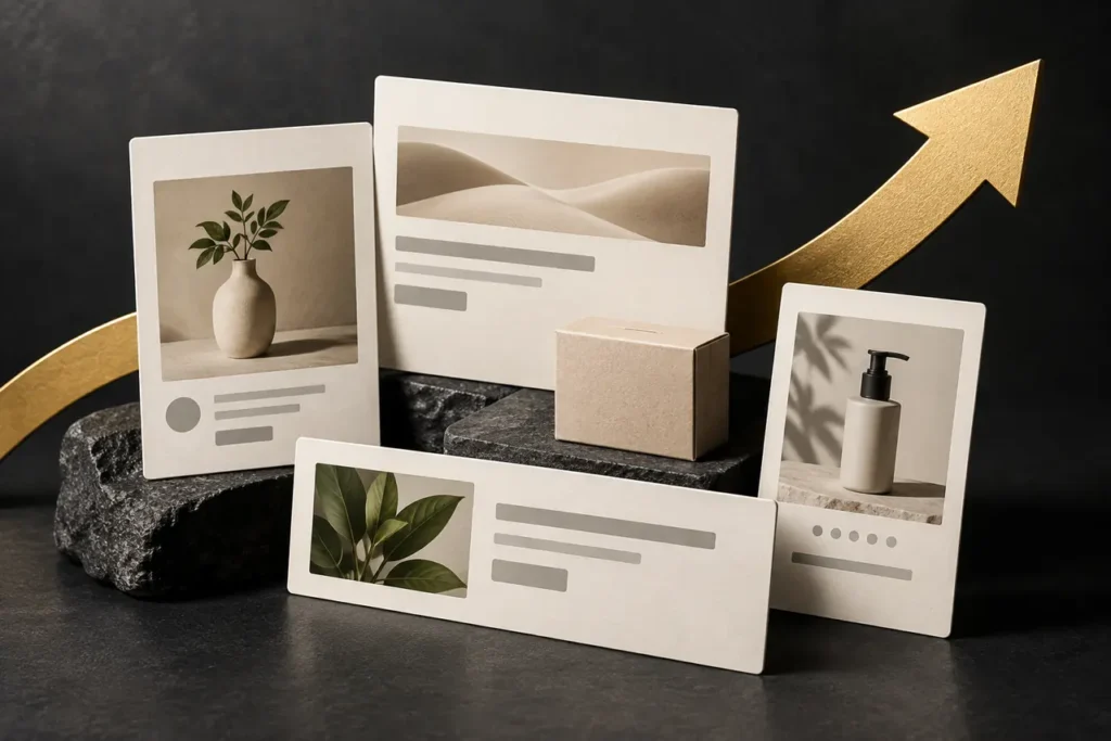 Ecommerce advertising and media planning visual