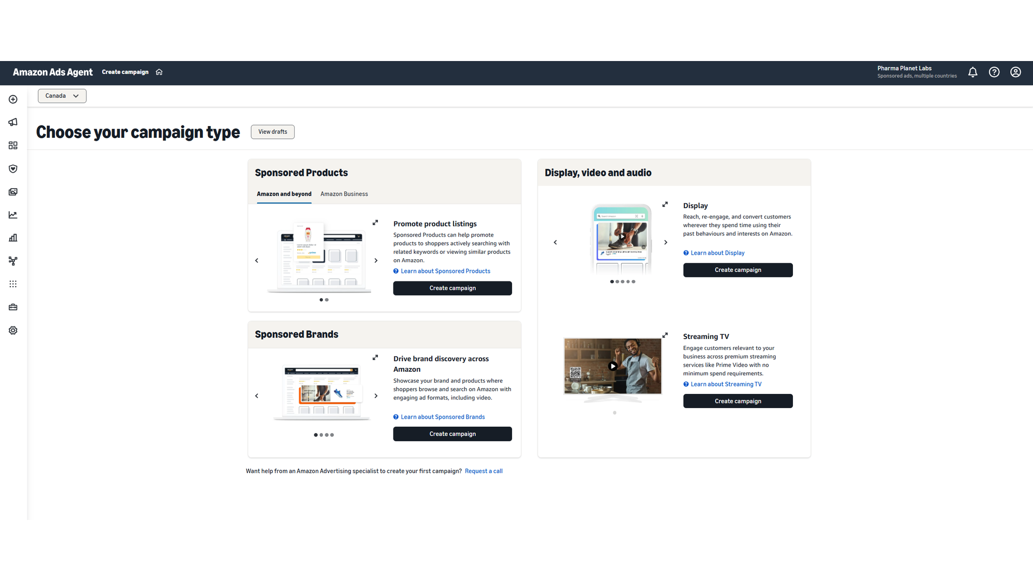 Amazon PPC campaign setup and performance results sequence
